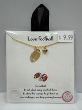 Load image into Gallery viewer, &quot;Love Football&quot; Gold Dipped Necklace
