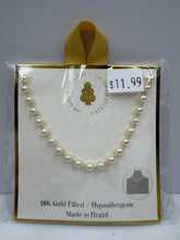 Load image into Gallery viewer, 18K Gold Filled Pearl Chain Necklace
