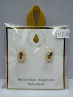 18K Gold Filled Teardrop Earrings