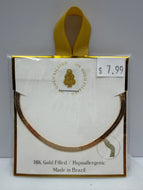 18K Gold Filled Herringbone Bracelet