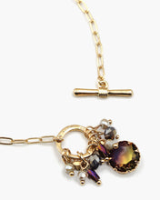 Load image into Gallery viewer, Front Toggle Crystal Charm Necklace
