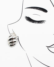 Load image into Gallery viewer, Dome Shaped High Polished Earrings
