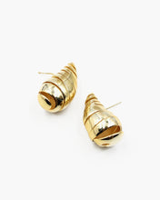 Load image into Gallery viewer, Teardrop Shaped Smooth Polished Metal Earrings
