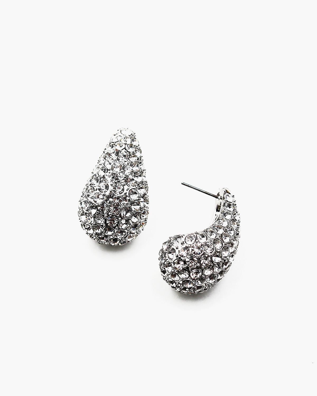 Stone Studded Teardrop Earrings – Sam Moon Trading