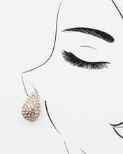 Load image into Gallery viewer, Stone Studded Teardrop Earrings
