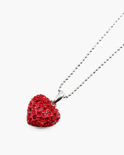 Load image into Gallery viewer, Pave Stone Heart Pendant Necklace
