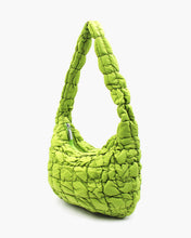 Load image into Gallery viewer, Microfiber Super Light Quilted Hobo Bag Medium

