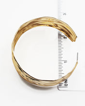 Load image into Gallery viewer, Textured Metal Hoop Statement Earrings
