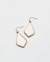 Load image into Gallery viewer, Golden Edge Dangle Earrings
