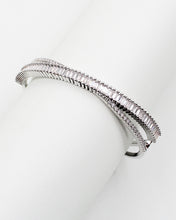 Load image into Gallery viewer, Baguette Stone Classic Cuff Bracelet

