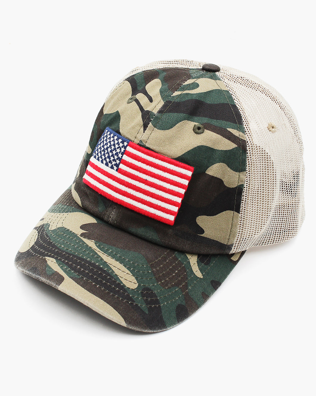 American Flag Emblem Baseball Cap