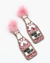 Load image into Gallery viewer, &#39;BRIDE SQUAD&#39; Champagne Earrings
