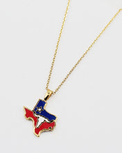 Load image into Gallery viewer, Texas Map Delicate Layering Necklace
