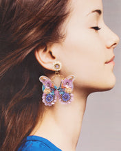 Load image into Gallery viewer, Butterfly Beaded Earrings
