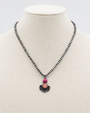 Load image into Gallery viewer, Stone &amp; Druzy Charm Necklace
