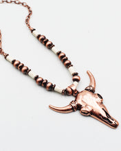 Load image into Gallery viewer, Bull Head Pendant Necklace
