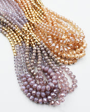 Load image into Gallery viewer, Multiple Layered Crystal Beaded Necklace Set
