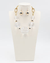 Load image into Gallery viewer, Jumbo Lucite Ball Necklace Set
