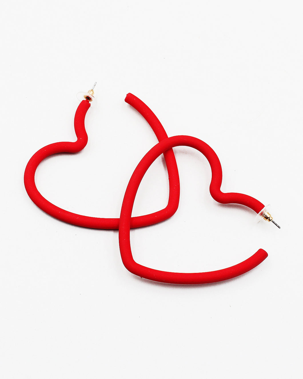 Open Heart Earrings