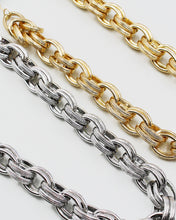Load image into Gallery viewer, Double Link Metal Chain Necklace
