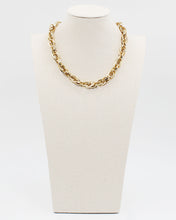 Load image into Gallery viewer, Squared Double Link Chain Necklace
