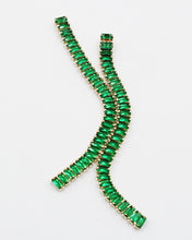 Load image into Gallery viewer, Linear Drop Jewel Stone Earrings
