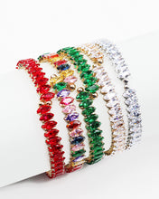 Load image into Gallery viewer, Open Bangle Jewel Bracelet
