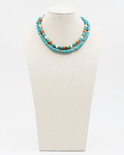 Load image into Gallery viewer, Double Layered Mixed Bead Necklace
