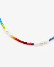 Load image into Gallery viewer, Rainbow Beaded Choker Necklace
