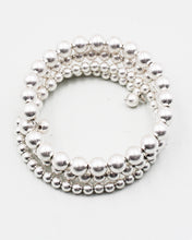 Load image into Gallery viewer, High Shine Metal Ball Wrap Bangle Bracelet
