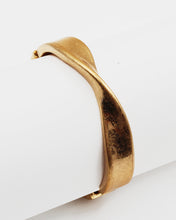 Load image into Gallery viewer, Twisted Brass Bangle Bracelet
