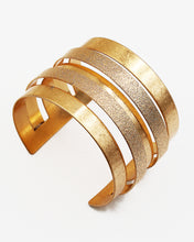 Load image into Gallery viewer, Textured Metal Cuff Bracelet
