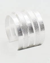 Load image into Gallery viewer, Textured Metal Cuff Bracelet
