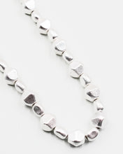 Load image into Gallery viewer, Textured Silver Nugget Necklace
