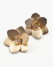 Load image into Gallery viewer, Metal Flower Earrings
