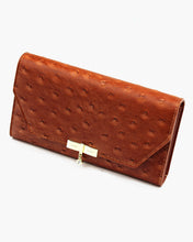 Load image into Gallery viewer, Ostrich Textured Leather Wallet
