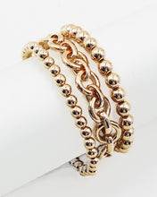 Load image into Gallery viewer, Triple Layered Stretch Bracelet Set
