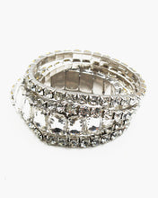 Load image into Gallery viewer, Faceted Crystal Stone Layered Bracelet Set
