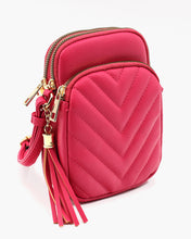 Load image into Gallery viewer, Quilted Crossbody Petite Square Bag
