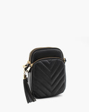 Load image into Gallery viewer, Quilted Crossbody Petite Square Bag

