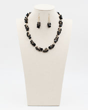 Load image into Gallery viewer, Square Cube Crystal Cluster Necklace Set
