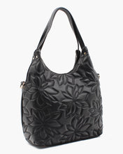 Load image into Gallery viewer, Flower Stitched Hobo Handbag
