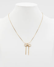 Load image into Gallery viewer, Gold Plated Bow Necklace
