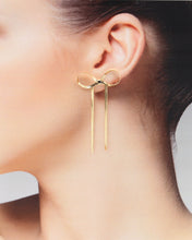 Load image into Gallery viewer, Bow Drop Dangle Earrings
