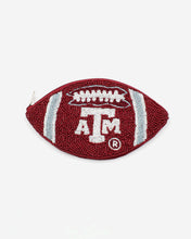 Load image into Gallery viewer, Texas A&amp;M Football Beaded Pouch
