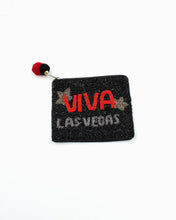 Load image into Gallery viewer, &quot;Viva Las Vegas&quot;  Beaded Coin Pouch
