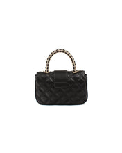 Load image into Gallery viewer, Quilted Shoulder Chain Black Purse
