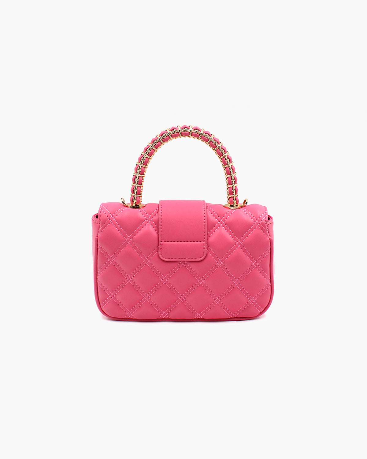 Quilted Shoulder Chain Pink Purse – Sam Moon Trading