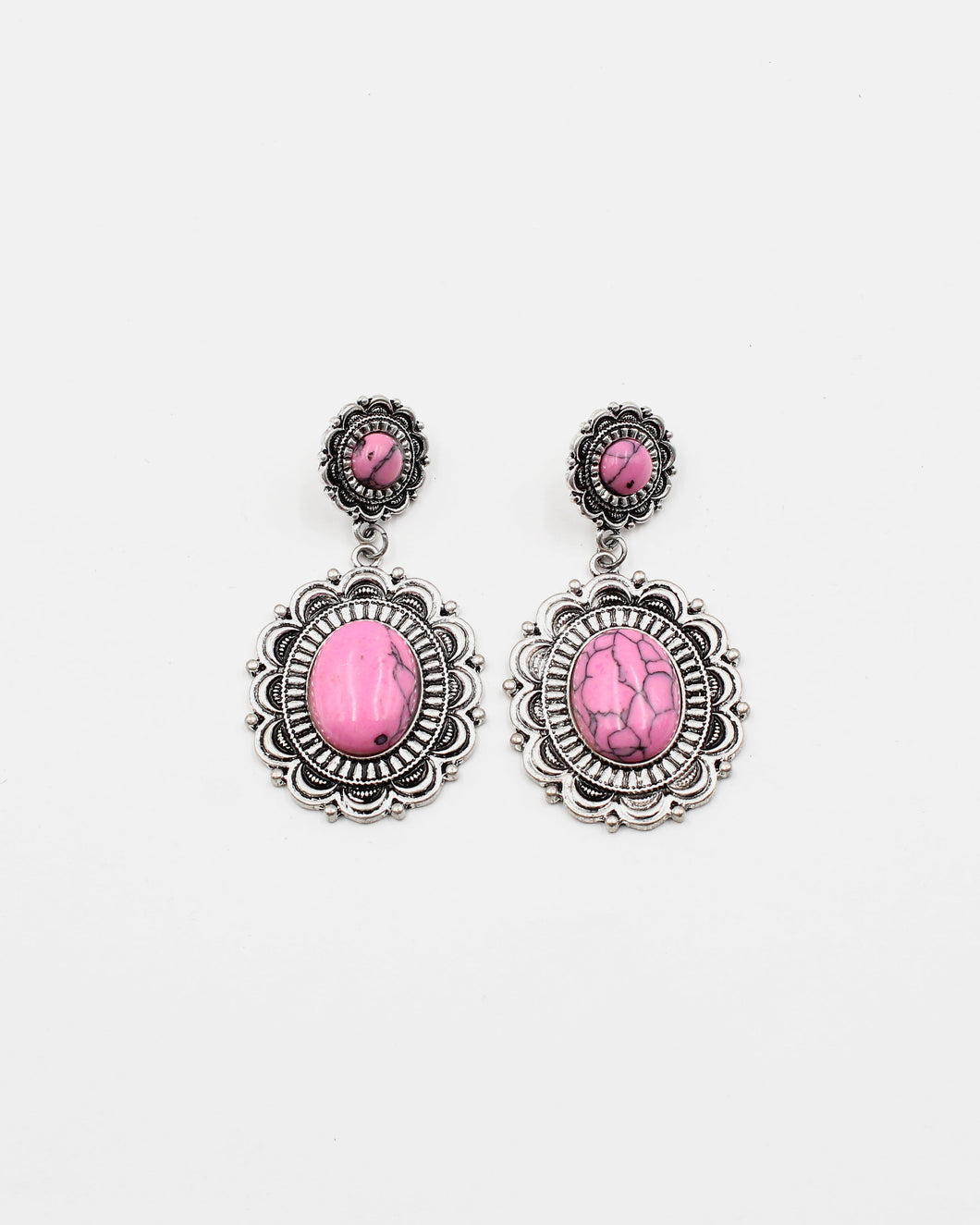Western Pink Earrings