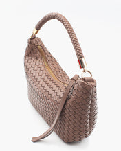 Load image into Gallery viewer, Weaved Leather Baguette Shoulder Bag
